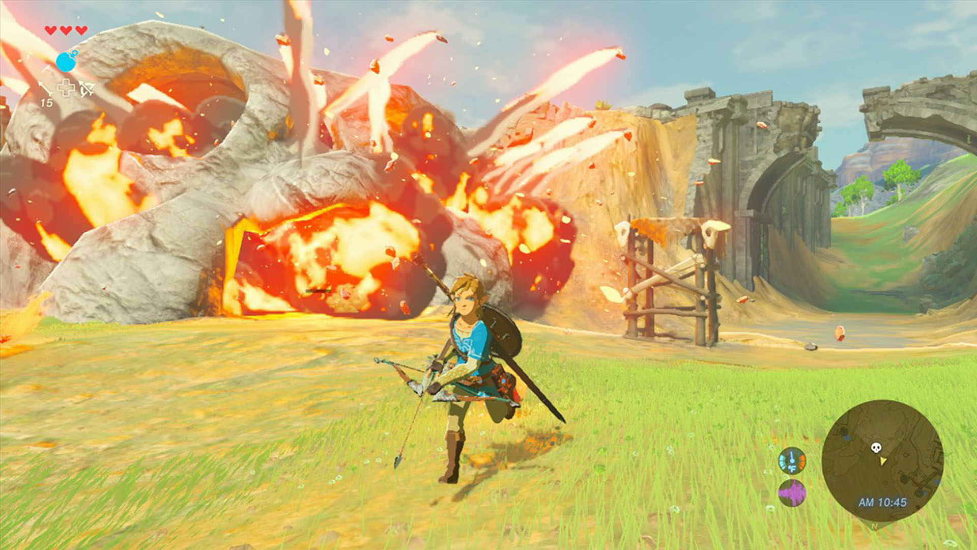 Os perigos são reais em The Legend of Zelda: Breath of the Wild, tanto quanto as mecânicas de um jogo podem permitir.
