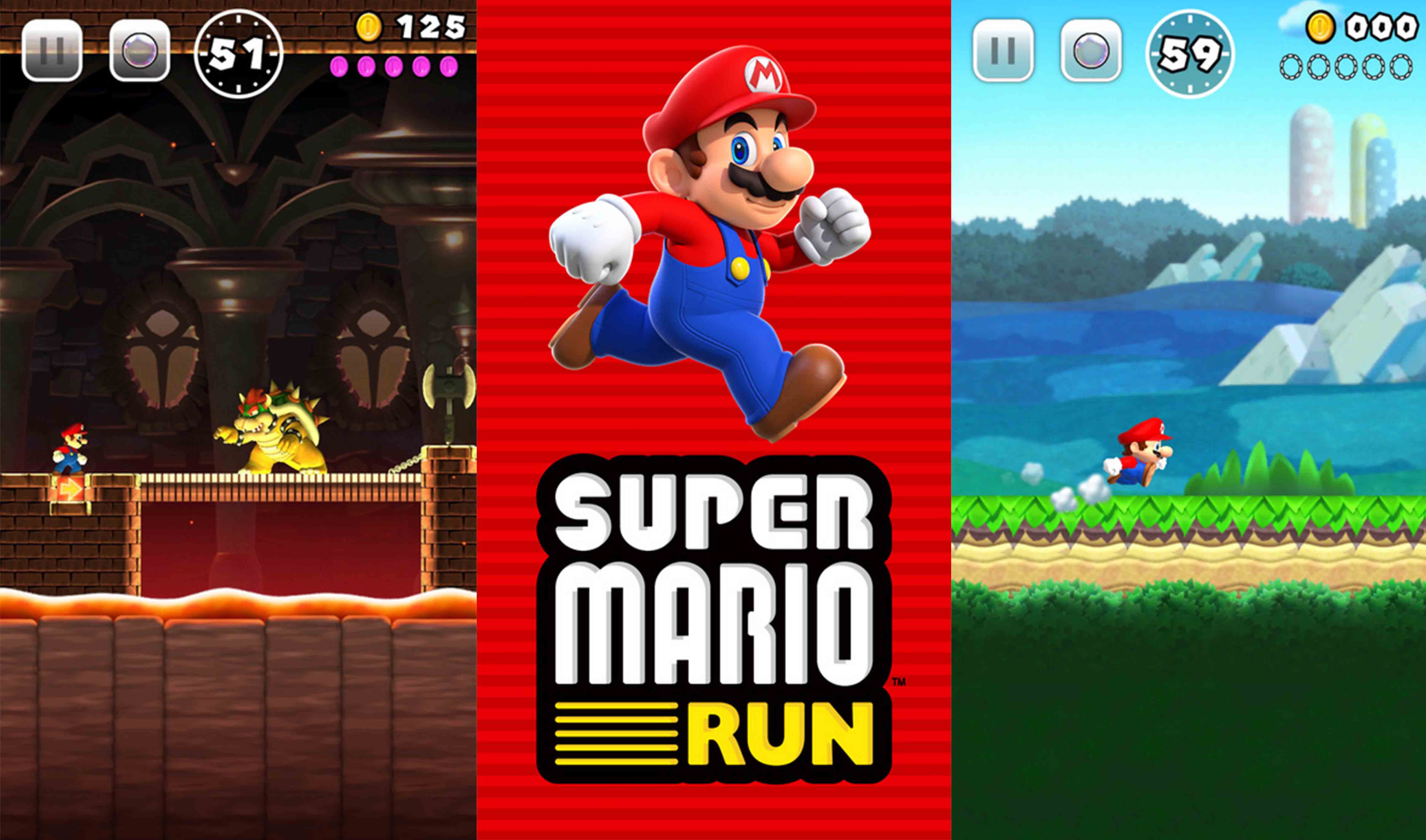 Super Mario Run foi lançado no iPhone e iPad, mas dever chegar aos aparelhos Android no futuro.