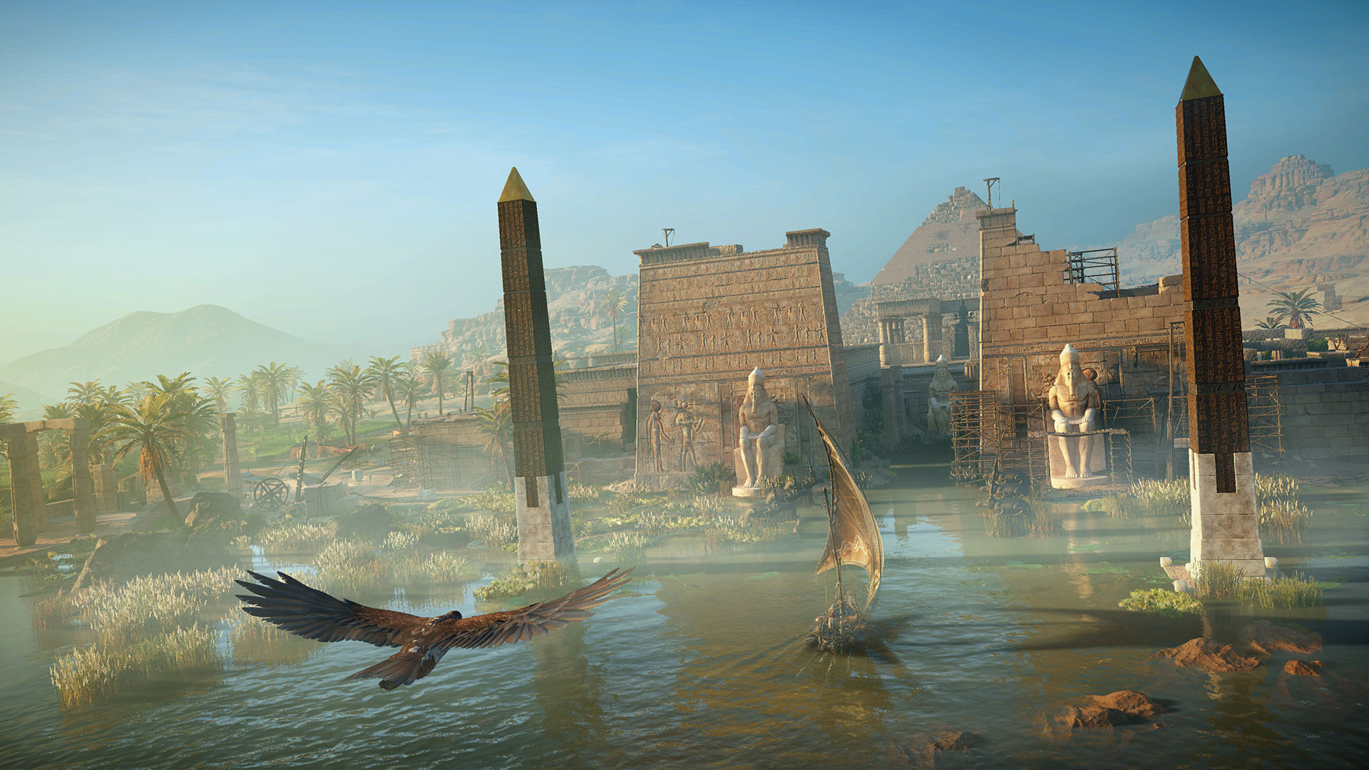 Assassin's Creed Origins traz a primeira aventura da história da irmandade, no Egito antigo.