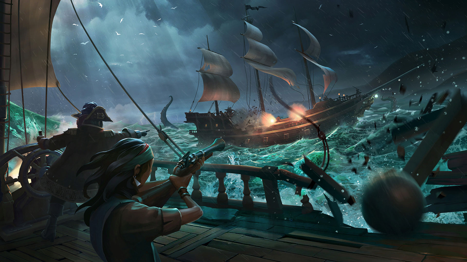 Um trailer animado com a jogabilidade de Sea of Thieves no Xbox One chegou em boa hora.