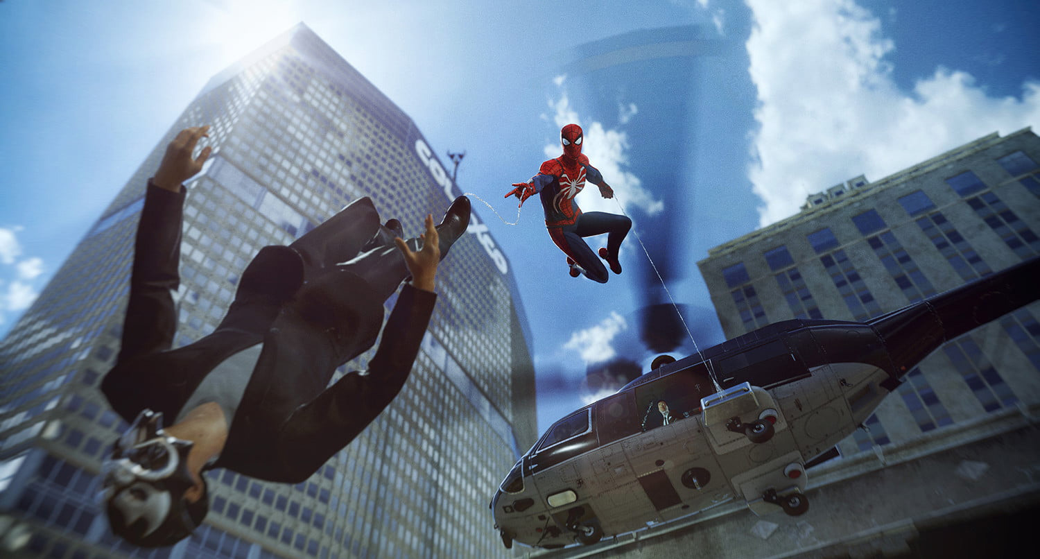 Um vídeo de gameplay alucinante trouxe Peter Parker para o palco da E3 em Spider-Man, exclusivo do PS4.